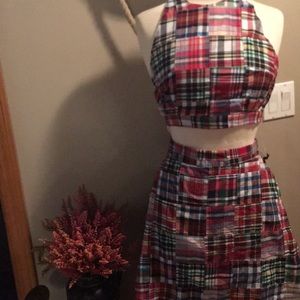 Set.... halter top with matching skirt